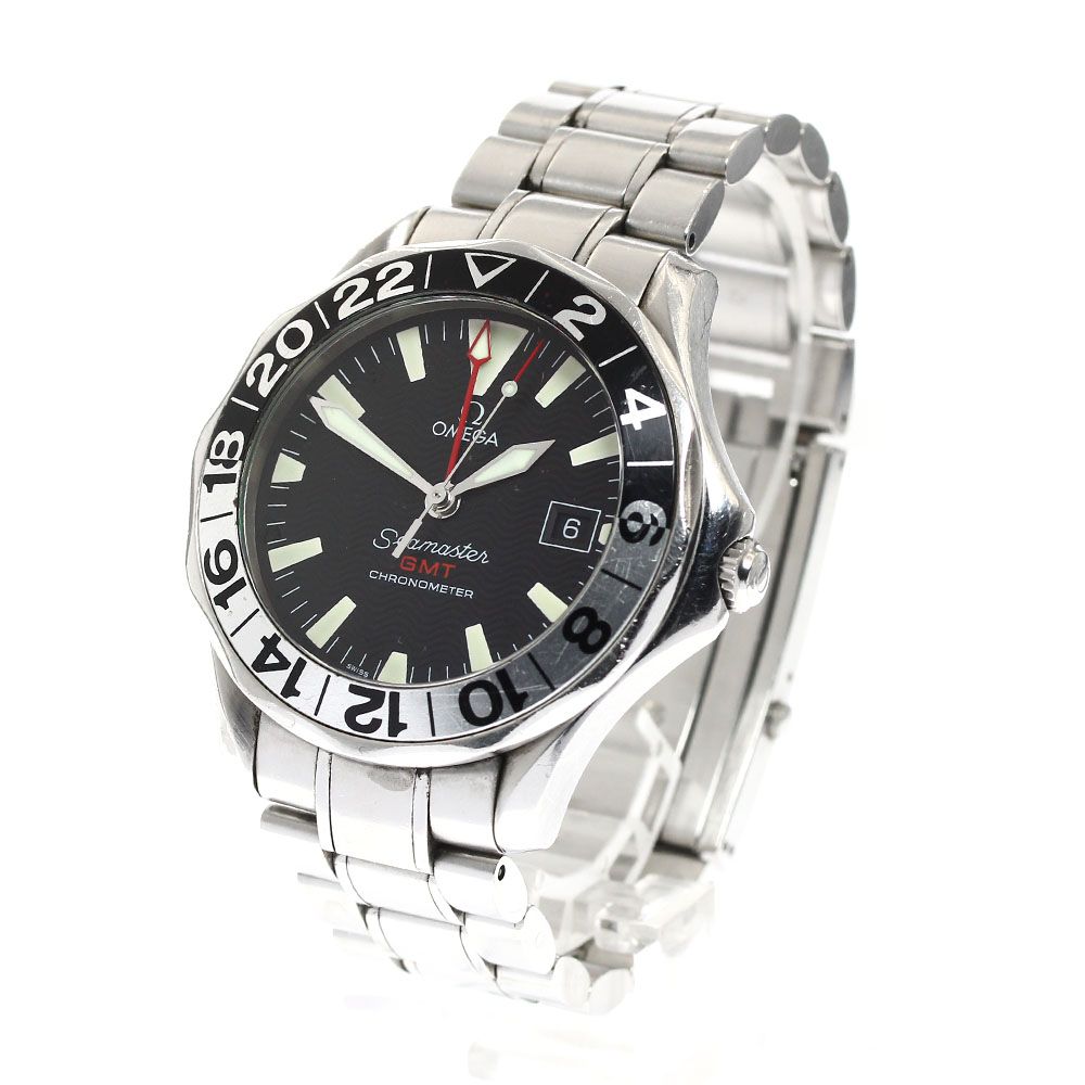 オメガ OMEGA 2536.50 シーマスター300 ジェリーロペスモデル GMT デイト 自動巻き メンズ_898303