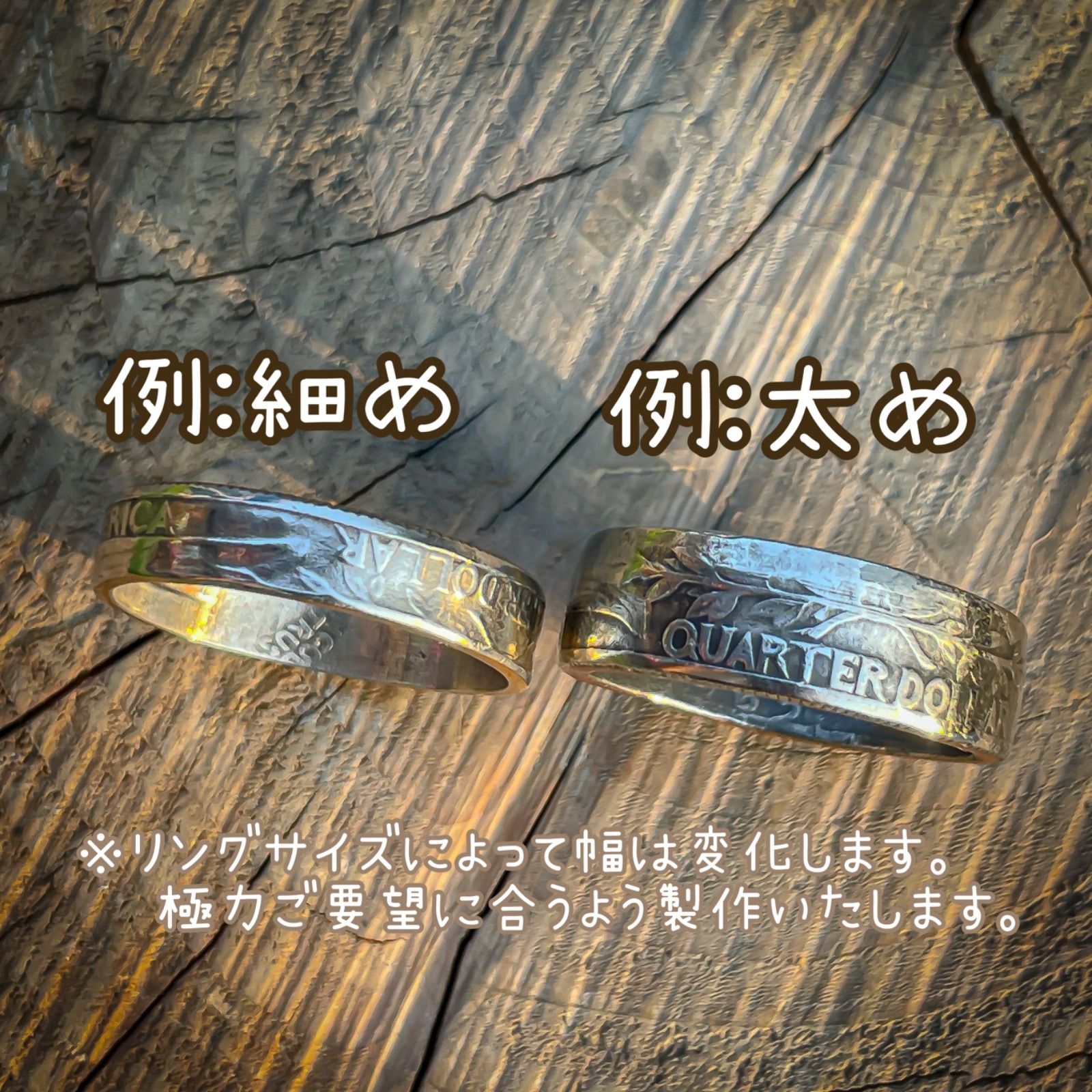 アメリカ 25セント硬貨 コインリング【イーグル】 - メルカリ
