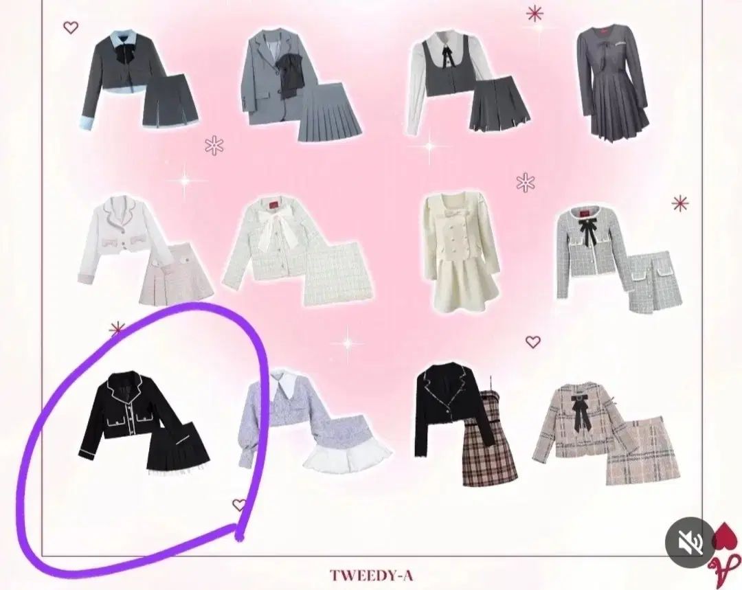 トゥイーディー ステッチ ポイント ツイード ジャケット スカート セット MAAHADDERANG_COM