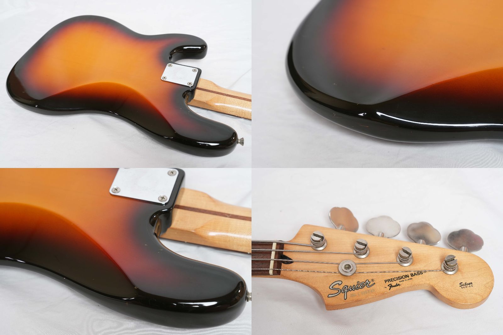 ☆Squier by Fender☆SPB-33 PRECISION BASS 3TS Silver Series 1991