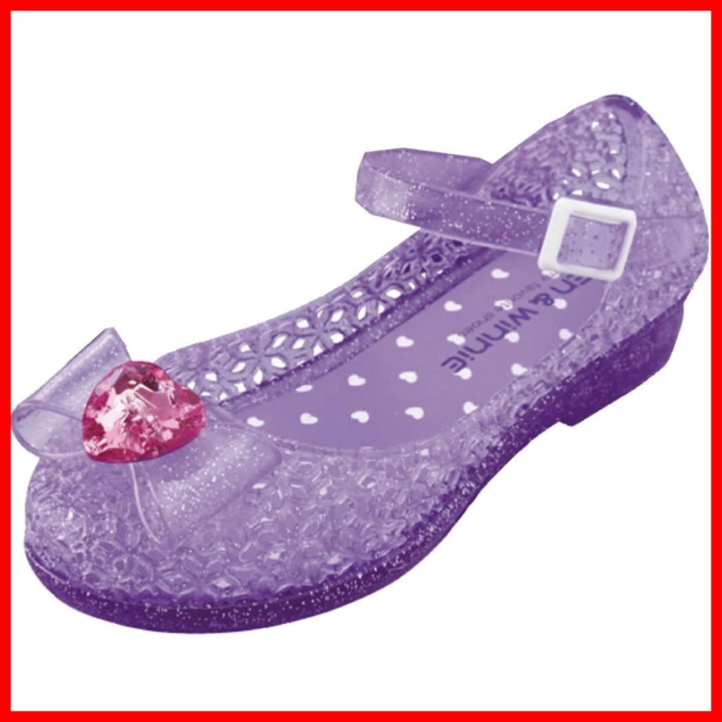【人気商品】サンダル キッズ 女の子 ハートモチーフ リボン [Teddy] キラキラ ラメ入り ローヒール 春夏 sandal093