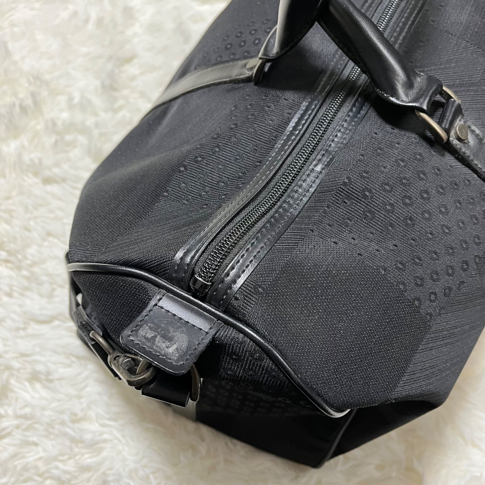 KENZO ケンゾー 2way ボストンバッグ シャドー柄 ジャガード生地
