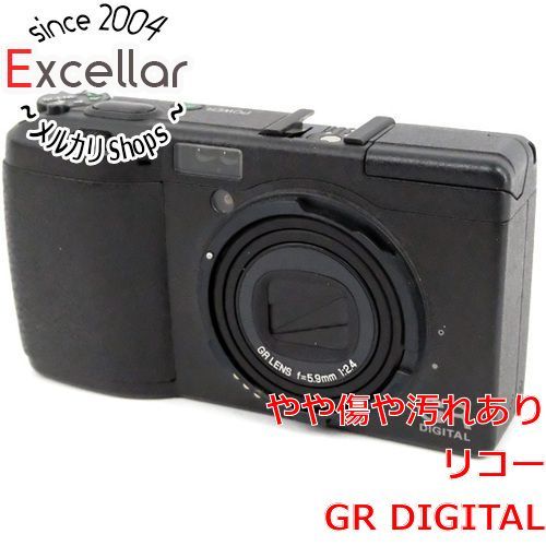 bn:11] RICOH製 GR DIGITAL ブラック 813万画素 訳あり 元箱あり  