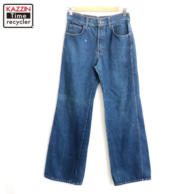 70s Denim Pants デニム パンツ フレア 70s vintage フレア デニムパンツ レディース XS~Sサイズ相当 - メルカリ