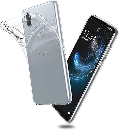AQUOS zero5G basic DX SHG02 ケース【MARR】 透明 クリア TPU シリコン スリム 薄型 スマホケース 落下防止 用 耐TPU ケース TPU素材製 ケース スマートフォン対応 AQUOS zero5G ba