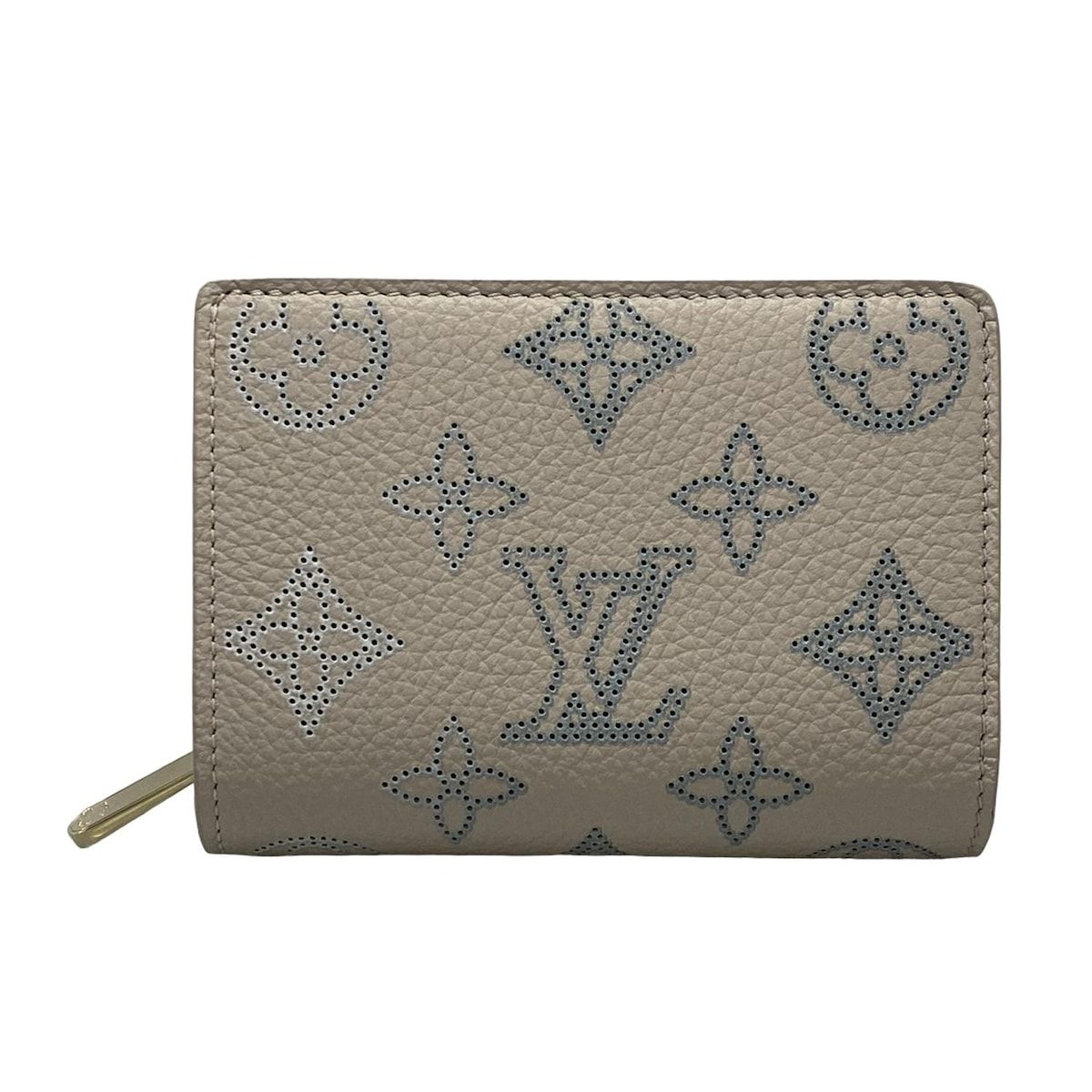 極美品　55 LOUIS VUITTON ルイヴィトン　ダミエ　二つ折り財布 美品】LOUIS VUITTON ルイヴィトン 二つ折り 財布 極美品 55 LOUIS