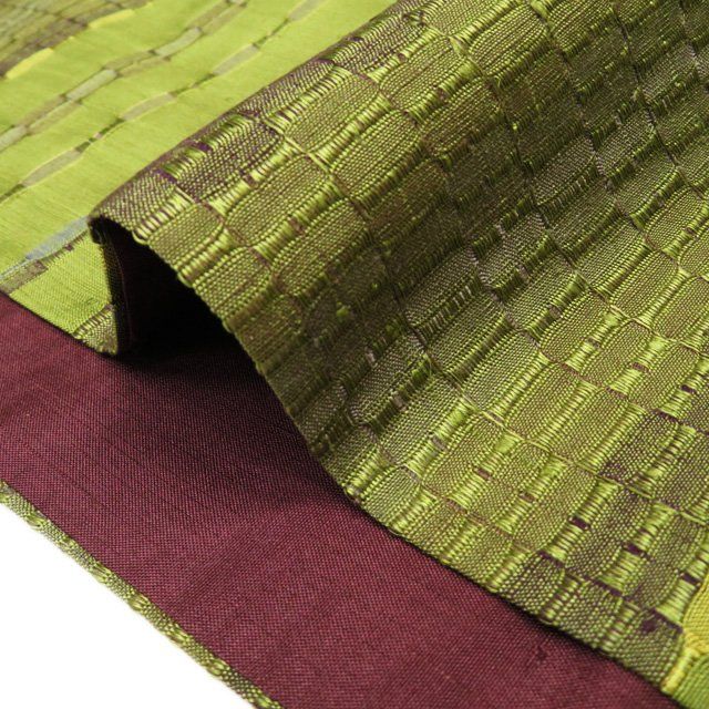 平和屋着物○上質な紬 縞 正絹 逸品 AAAY9051ck 平和屋着物○上質な色