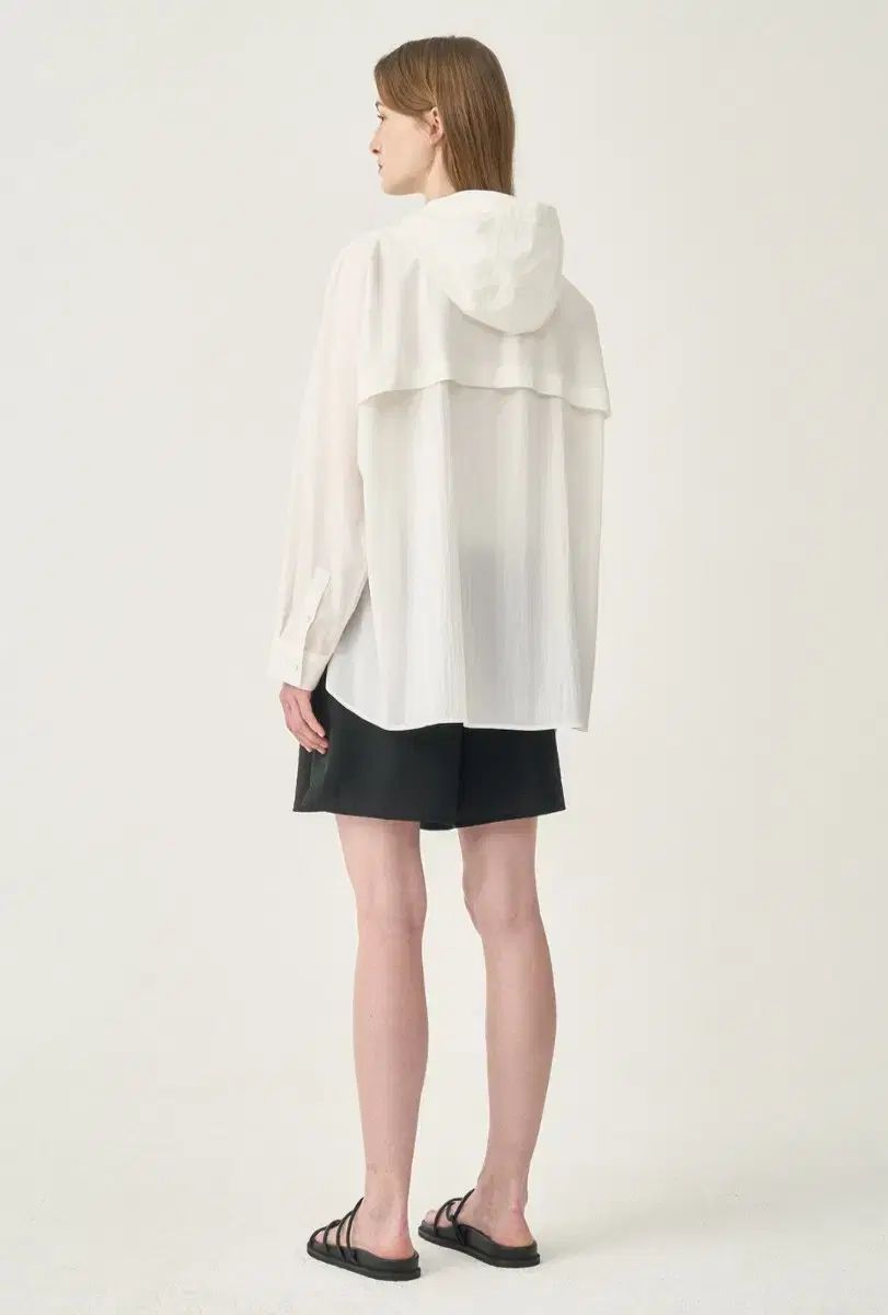 自由区リバーシブルウールリバーフード付きショートコート ウール