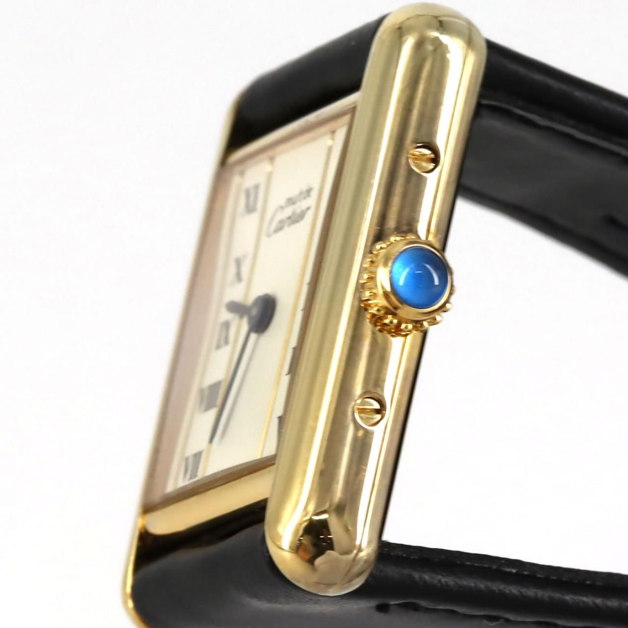 カルティエ マストタンクSM GP W1003053 GP クォーツ【中古  