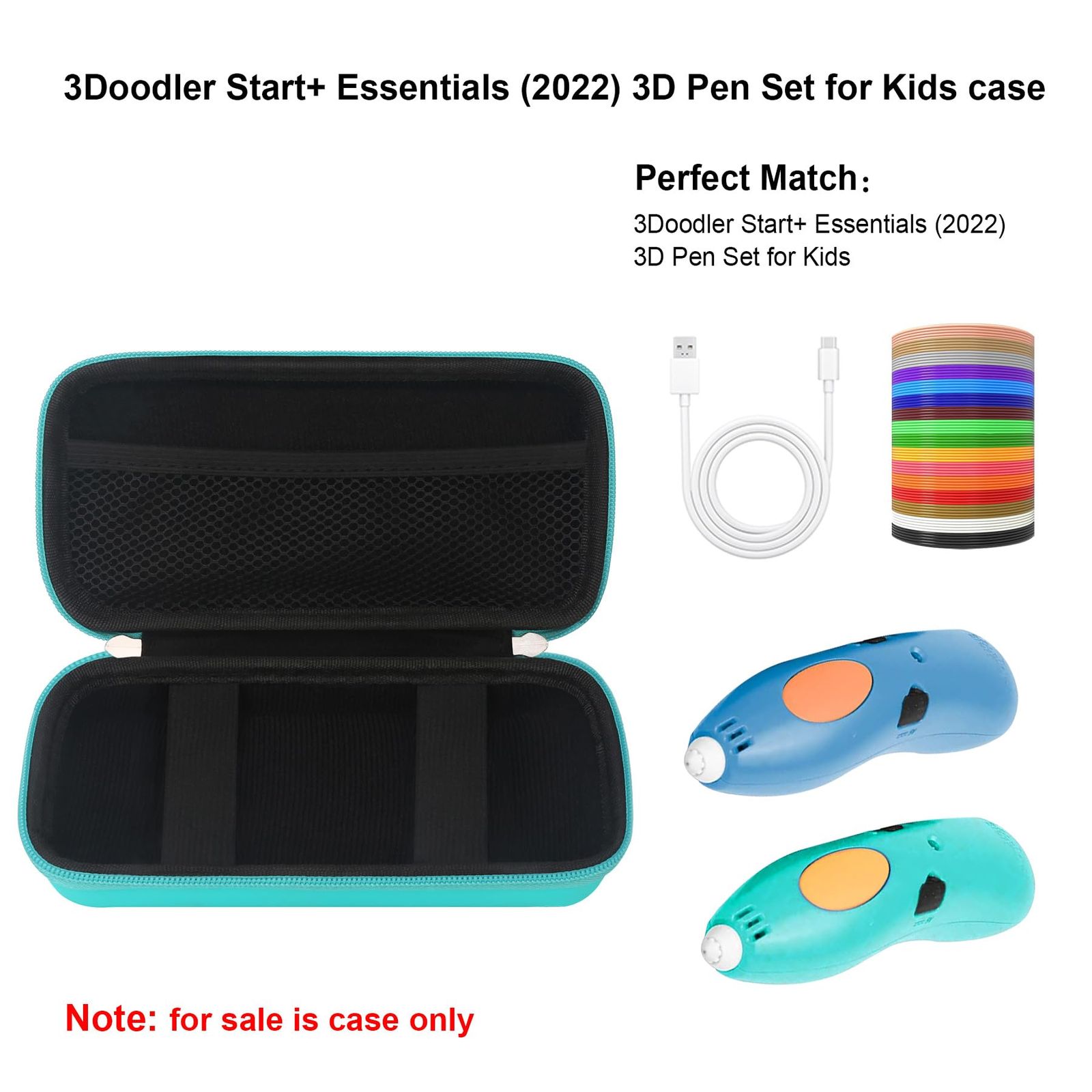 画像確認用 Elonbo キャリーケース 3Doodler Start+ Essentials (2024) 用 3Dペン