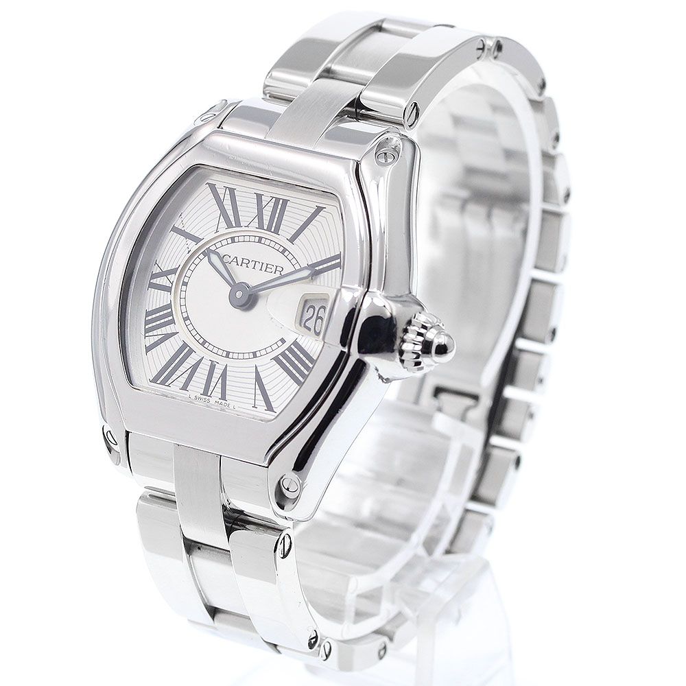 カルティエ CARTIER W62016V3 ロードスター SM デイト クォーツ レディース_910487