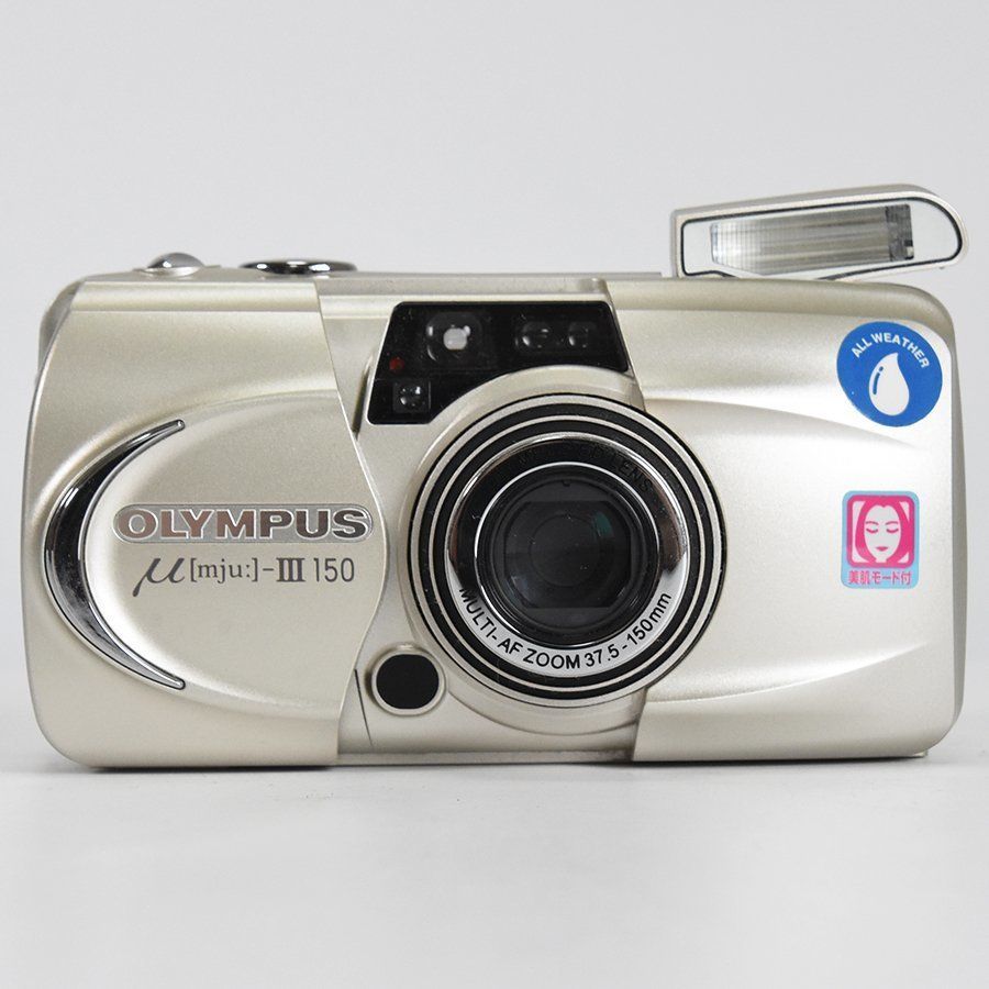 中古 動作OK Olympus μ-III 150 オリンパス ミュー3 コンパクトカメラ フィルムカメラ 37.5mm 150mm 4倍ズーム