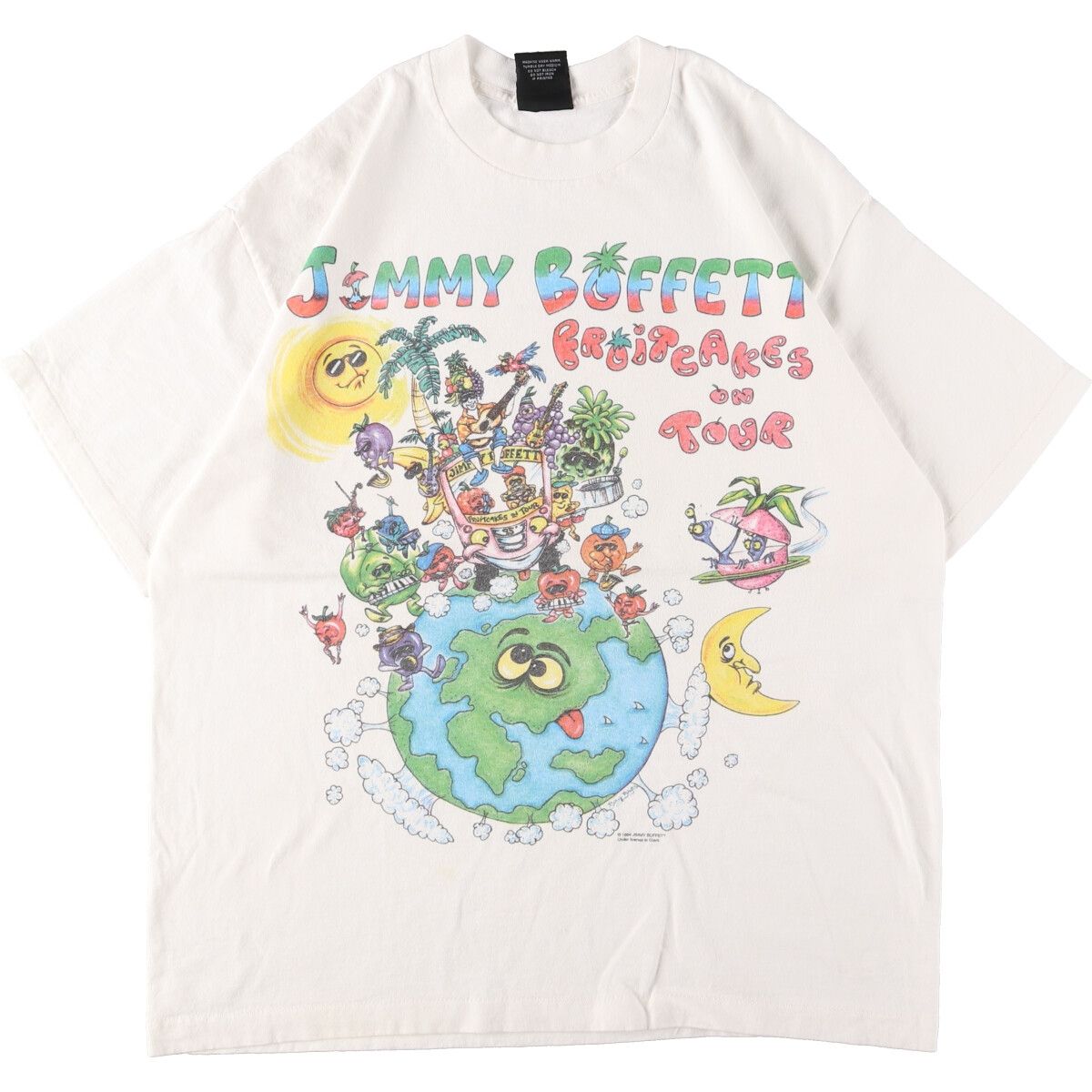 古着 90年代 GIANT JIMMY BUFFETT ジミーバフェット 両面プリント バンドTシャツ バンT USA製 メンズXL  ヴィンテージ/eaa362903 - メルカリ