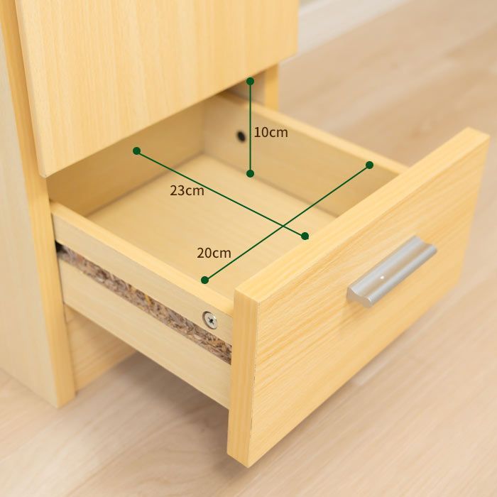 ミラー付き収納ボックス 幅27cm 【公式通販】