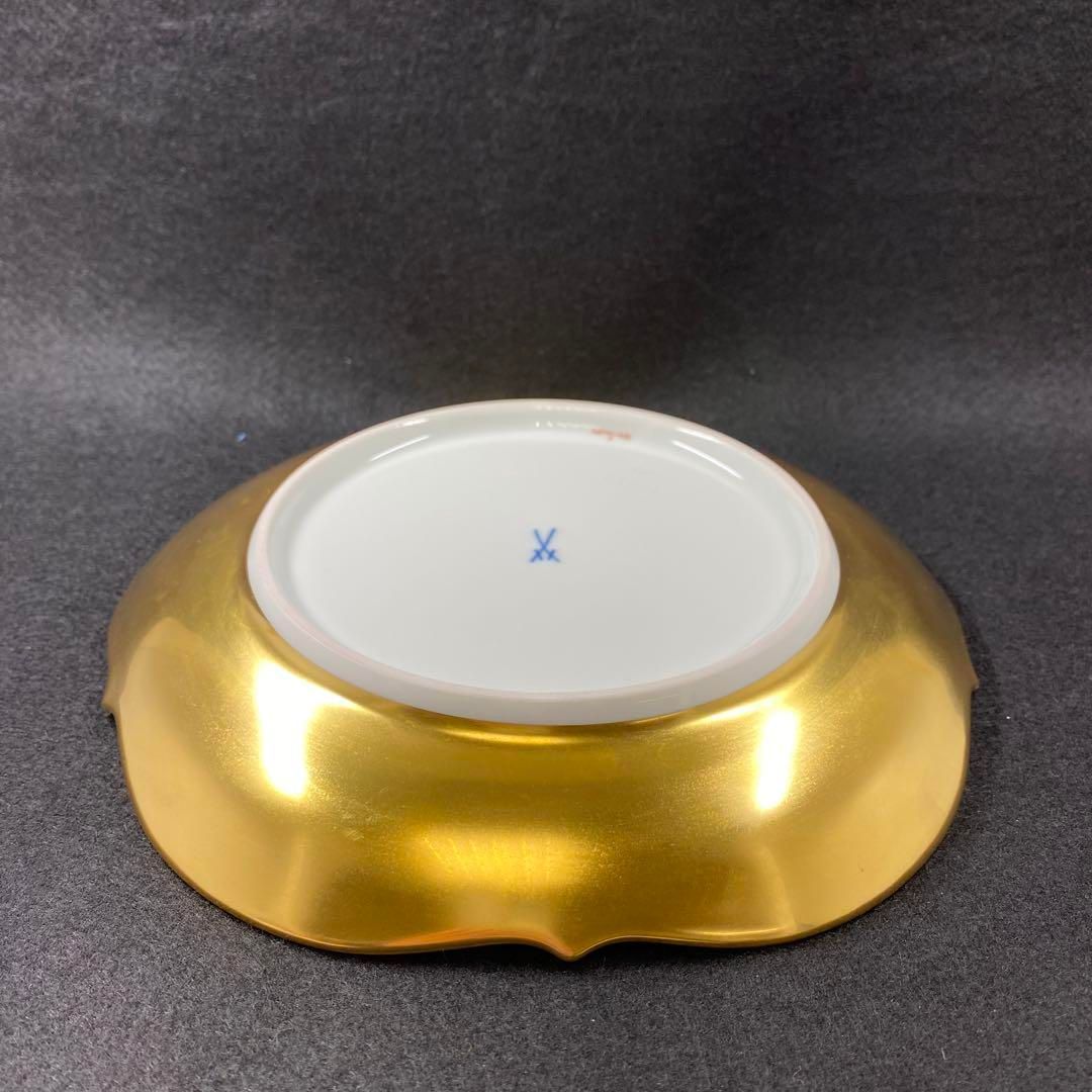 24金彩プレートB 幅約18.5㎝