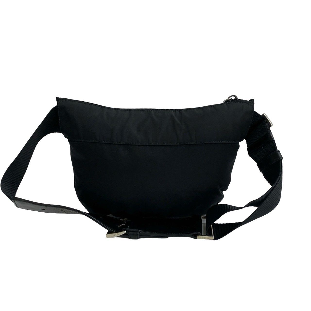 希少　プラダ　ナイロン　レザー　三角プレート　2way ビジネスバッグ　ブラック PRADA】2wayバッグ ビジネスバッグ 三角ロゴプレート ナイロン