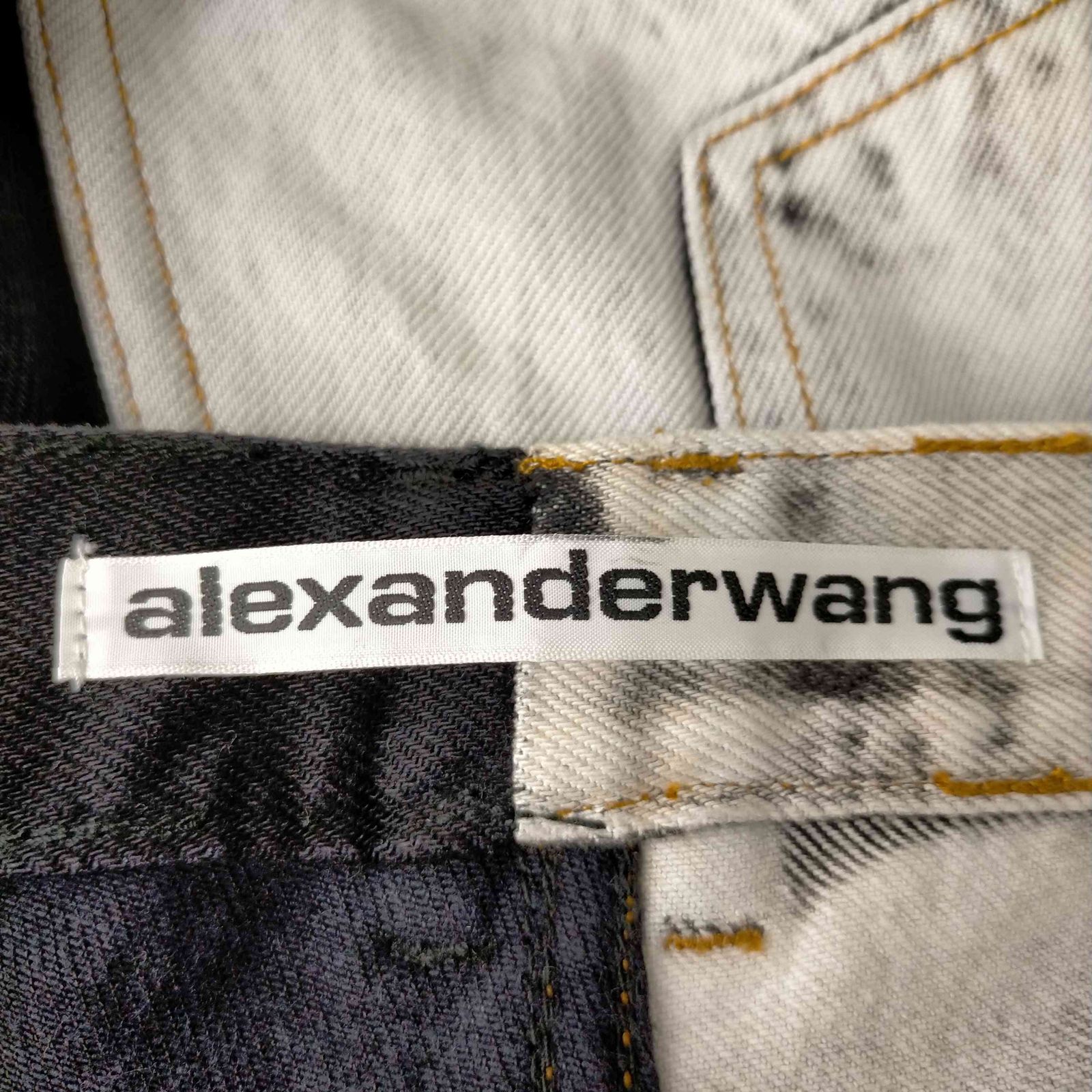 アレキサンダーワン Alexander Wang バイカラー デニムパンツ メンズ 