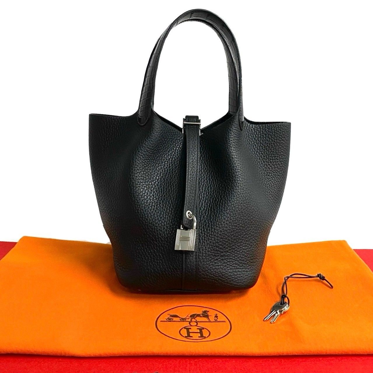 HERMESピコタンPM タッチ アリゲーター Z刻印