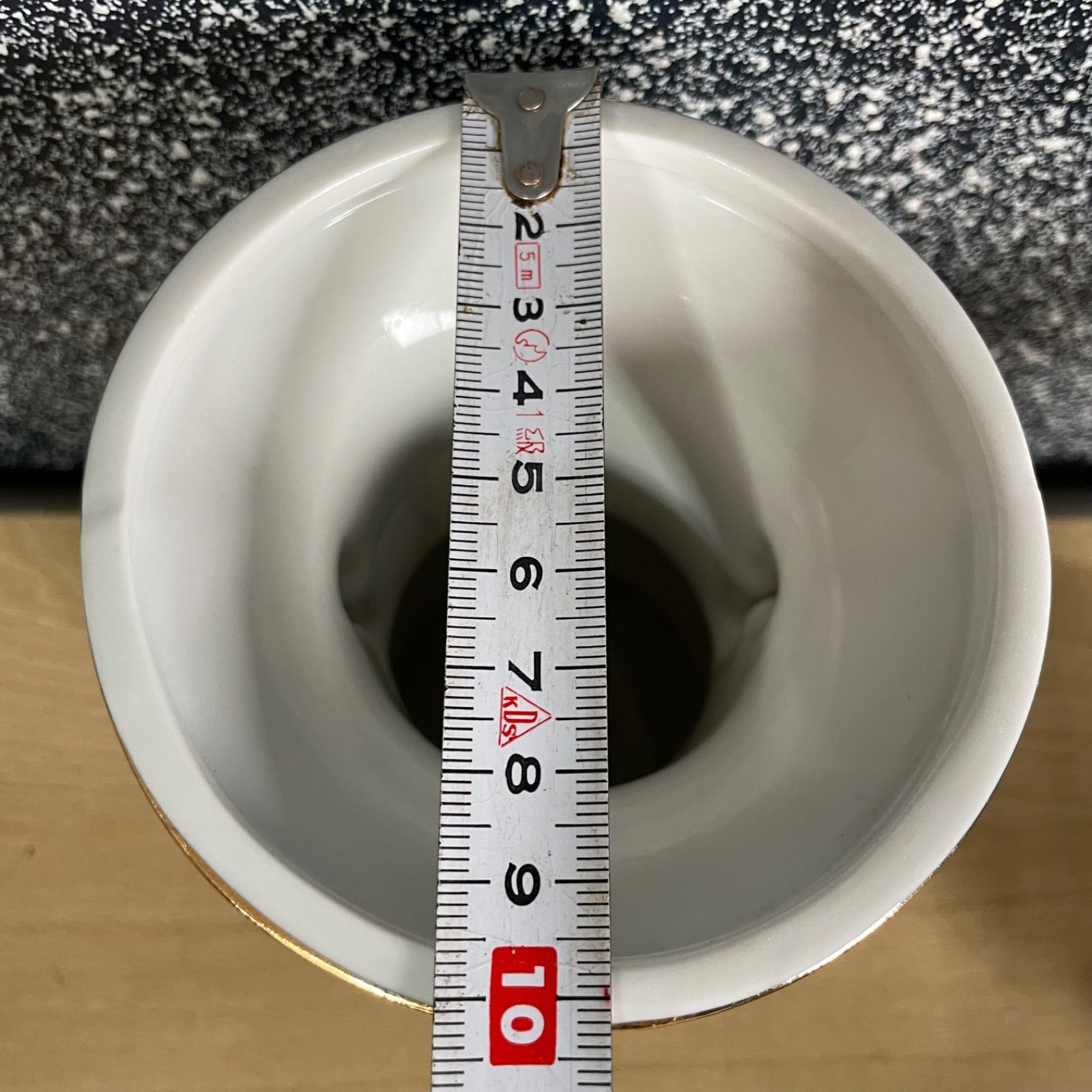 ♭ 仏壇 花瓶 花立 3点セット 陶器 蓮 ホワイト グリーン 仏具 - メルカリ