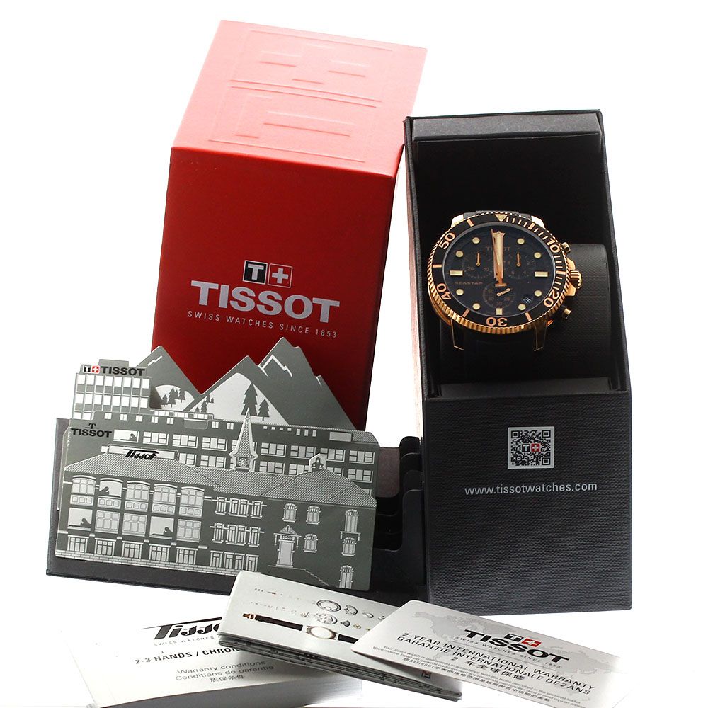 ティソ TISSOT T120417A シースター1000 クロノグラフ デイト クォーツ