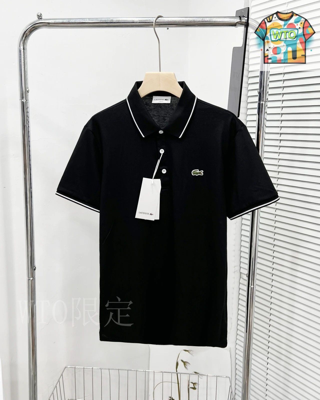 [LACOSTE] クロコダイル柄 ポロシャツ 今日特価】LACOSTE Crocodile ラコステ クロコダイルポロ-1