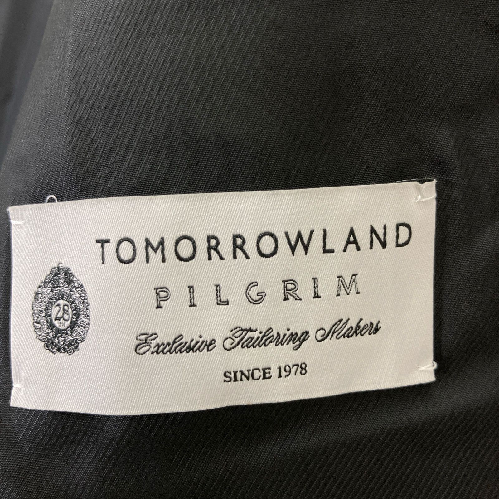 Tomorrowland Pilgrim ブラックジャケット 46 TOMORROWLAND PILGRIM トゥモローランドピルグリム ブラック