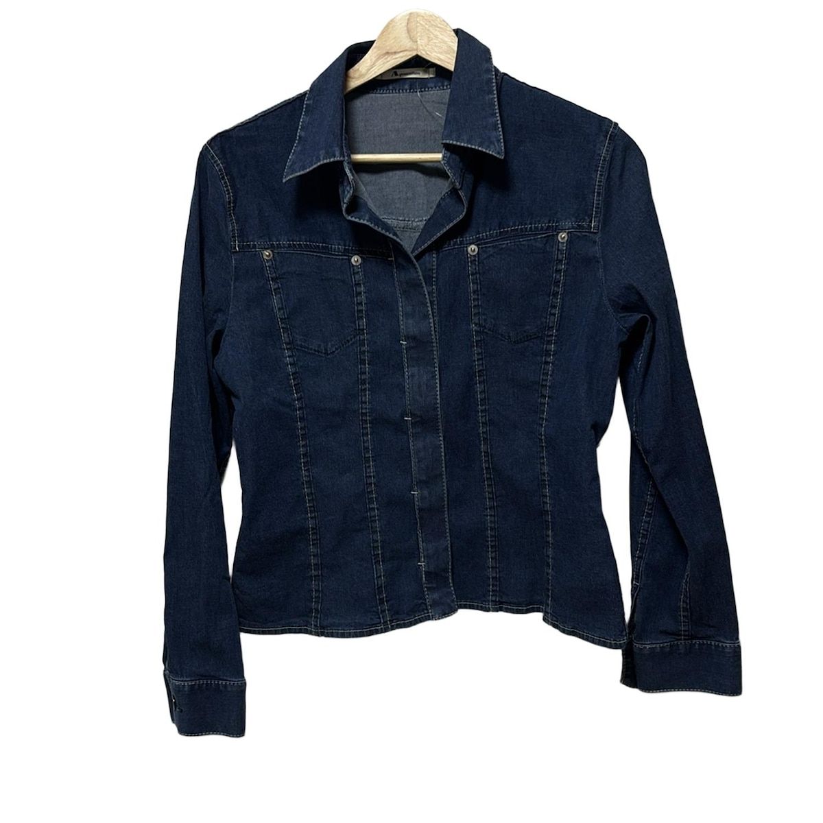 Aquascutum アクアスキュータム Gジャン サイズ11 M レディース - ネイビー 長袖|春|秋