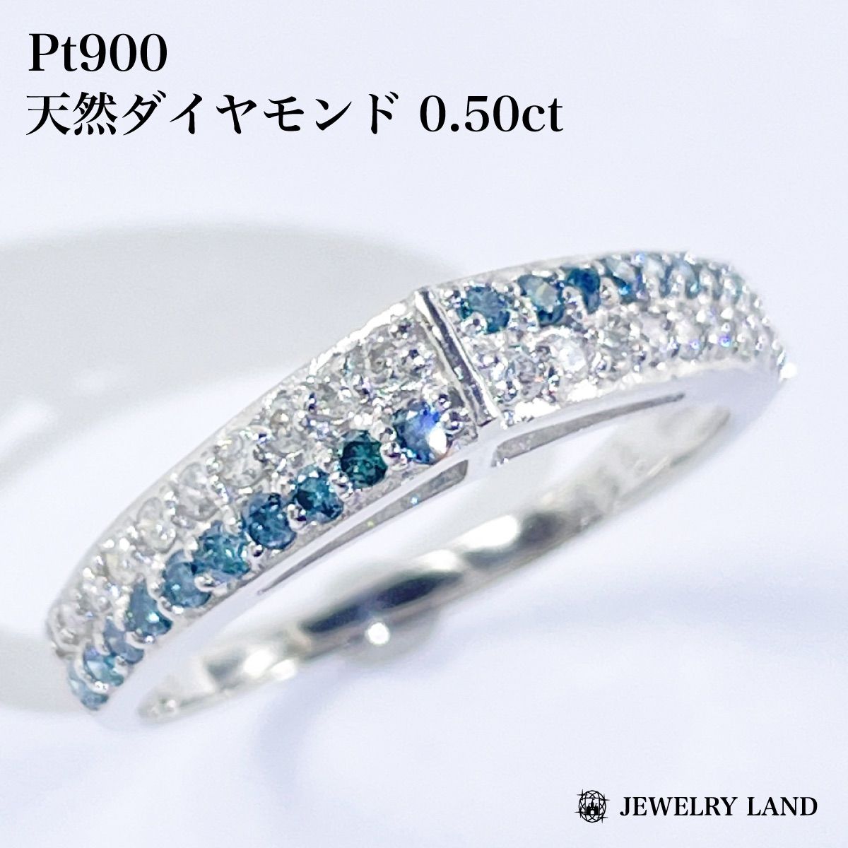 Pt900 天然ダイヤモンド1CTパヴェデザインリング パヴェダイヤモンドリング D 2.00ct Pt900