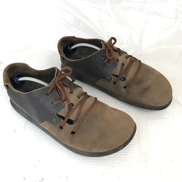 ビルケンシュトック　レザーサンダル ビルケンシュトック/birkenstock☆レザーサンダルシューズ【40/25.0/茶