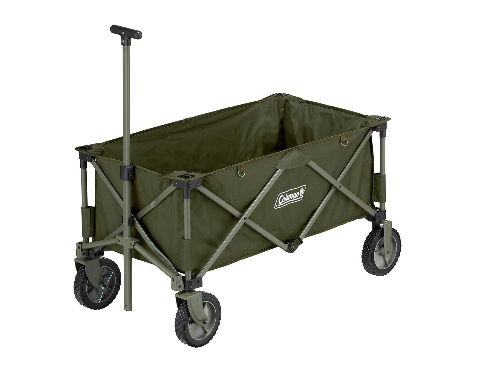 新商品 コールマン Coleman キャリーカート アウトドアワゴン ワンマイルチェア ストッパー付 コンパクト収納