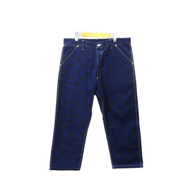 BLACK EYE PATCH 舐達麻 APHRODITEGANG PAINTER PANT BLUE サイズXXL ブラック アイ パッチ 舐達麻 アフロディーテ ギャング ペインター パンツ 大名店