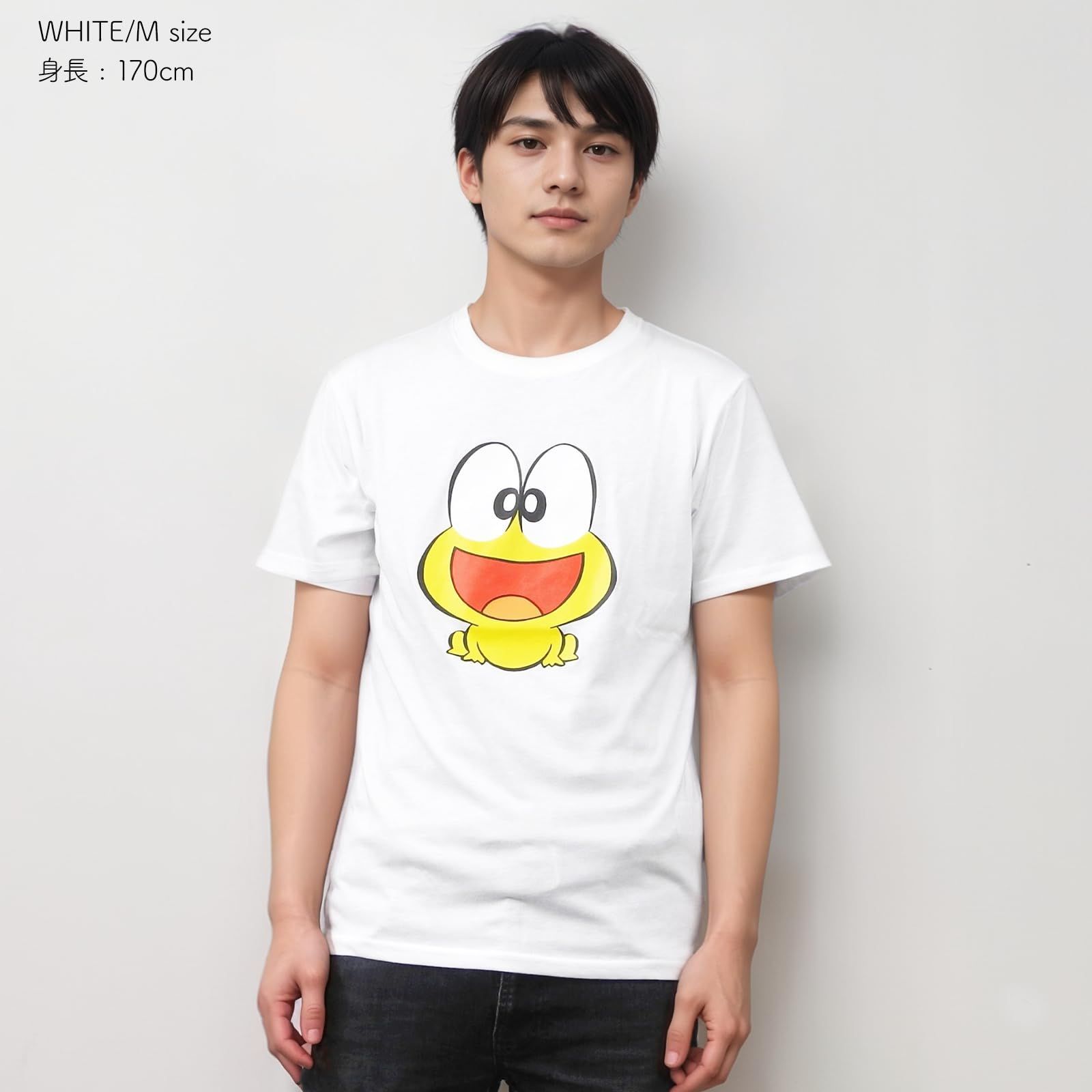 ドコンジョウガエル] Tシャツ 半袖 ど根性ガエル グッズ ピョン吉 ゴキゲン メンズ - メルカリ