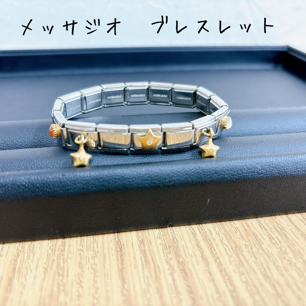 メッサジオ（Messaggio）ブレスレット チャーム付き 希少 美品 MESSAGGIO メッサジオ ブレスレット チャーム