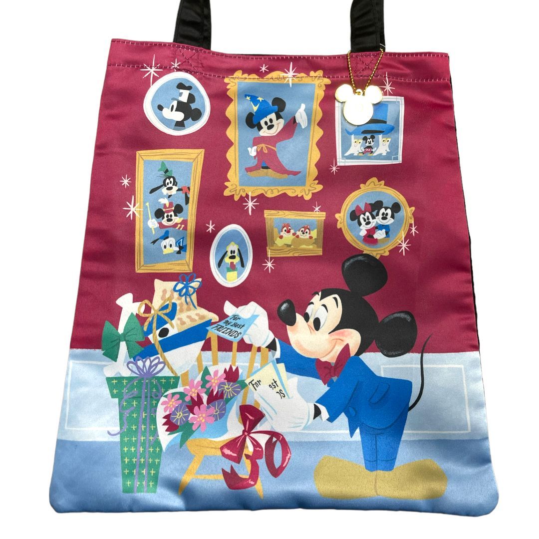 値引きする 新品 未使用 ディズニー ミッキー フレンズ トートバッグ チャーム付き 30周年 キャラクターグッズ Www Elite Fitness Es Www Elite Fitness Es