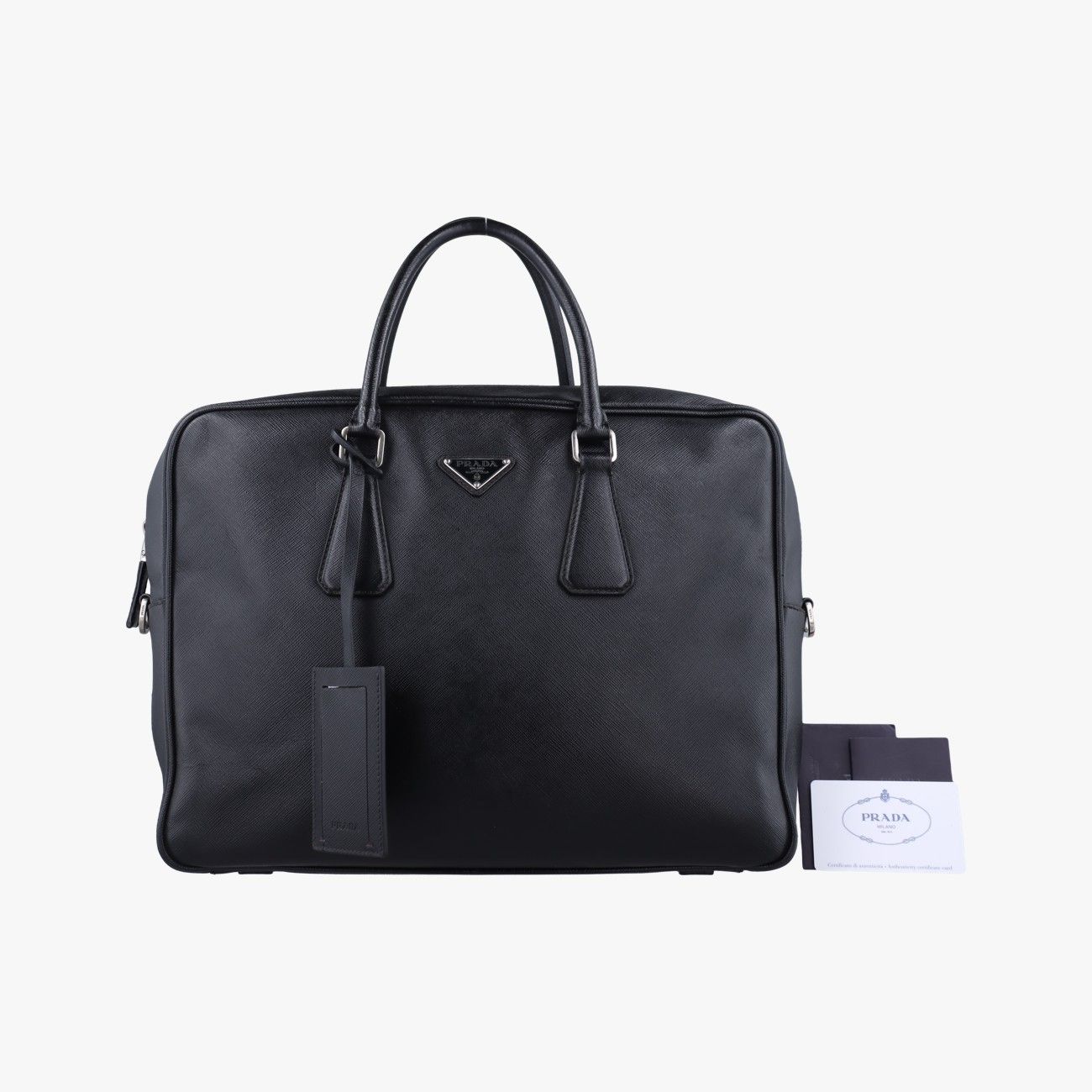 PRADA プラダ　ビジネスバッグ　ブリーフケース　サフィアーノレザー PRADA - PRADA プラダ ブリーフケース ビジネスバッグ
