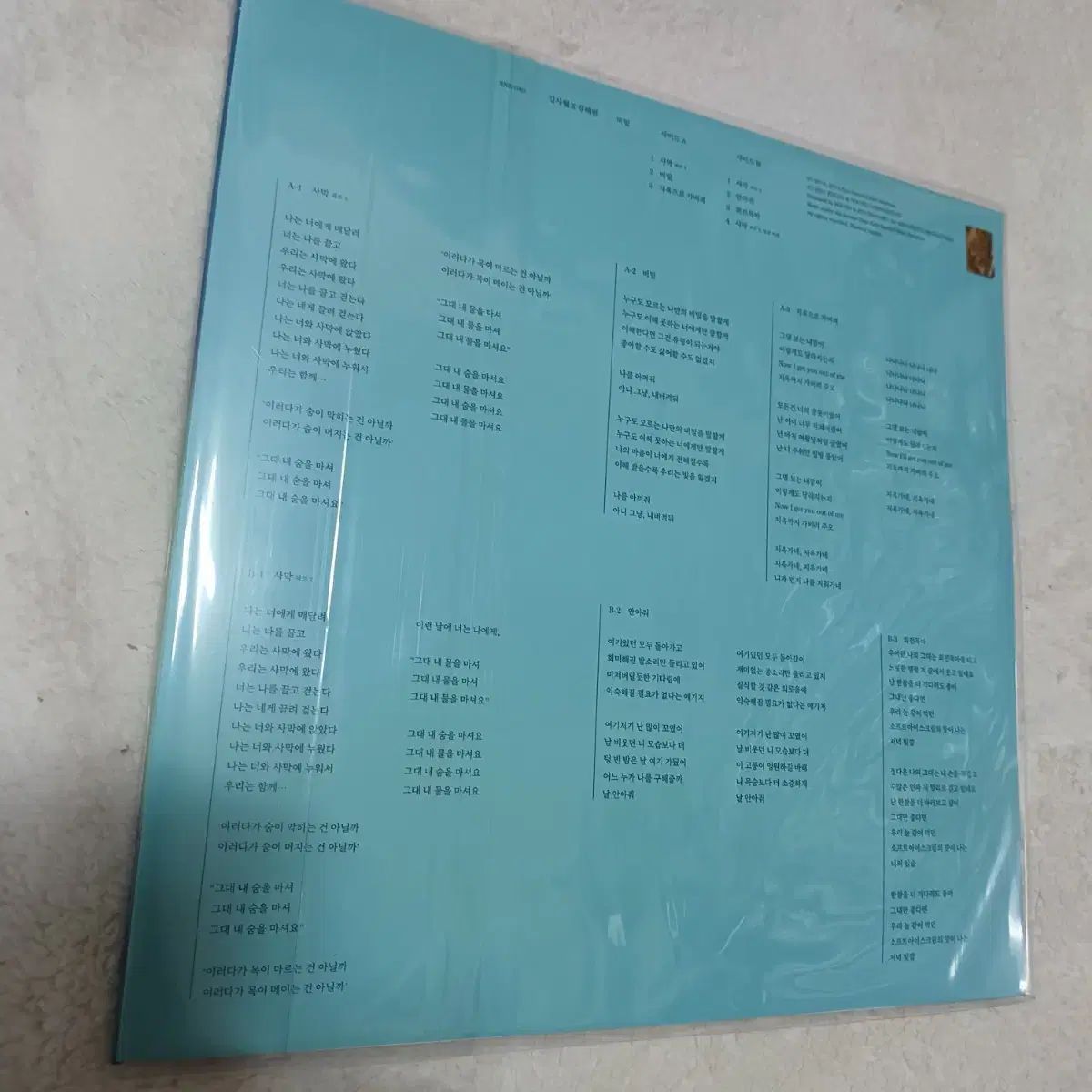 キム サウォル キム ヘウォン プロジェクトアルバム LP