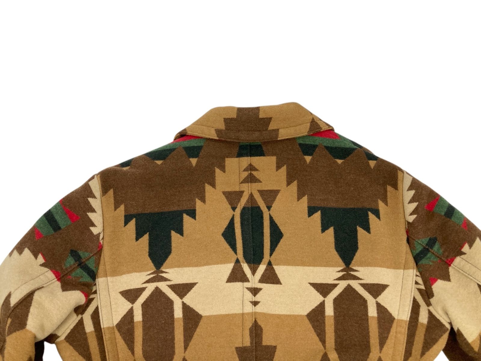 RRL (ダブルアールエル) ラルフローレン ネイティブ柄 ロングPコート