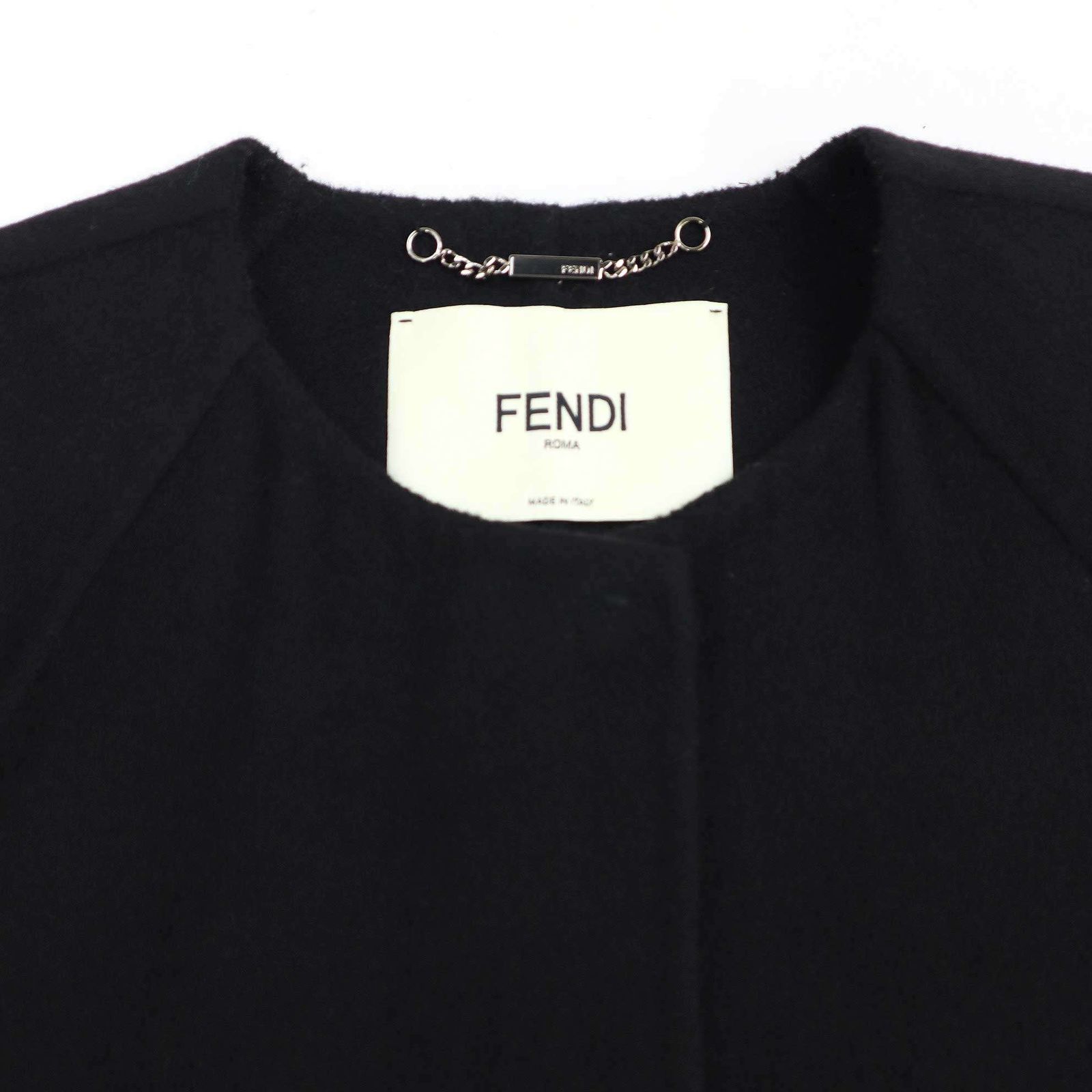 フォックスファー ウールケープコート