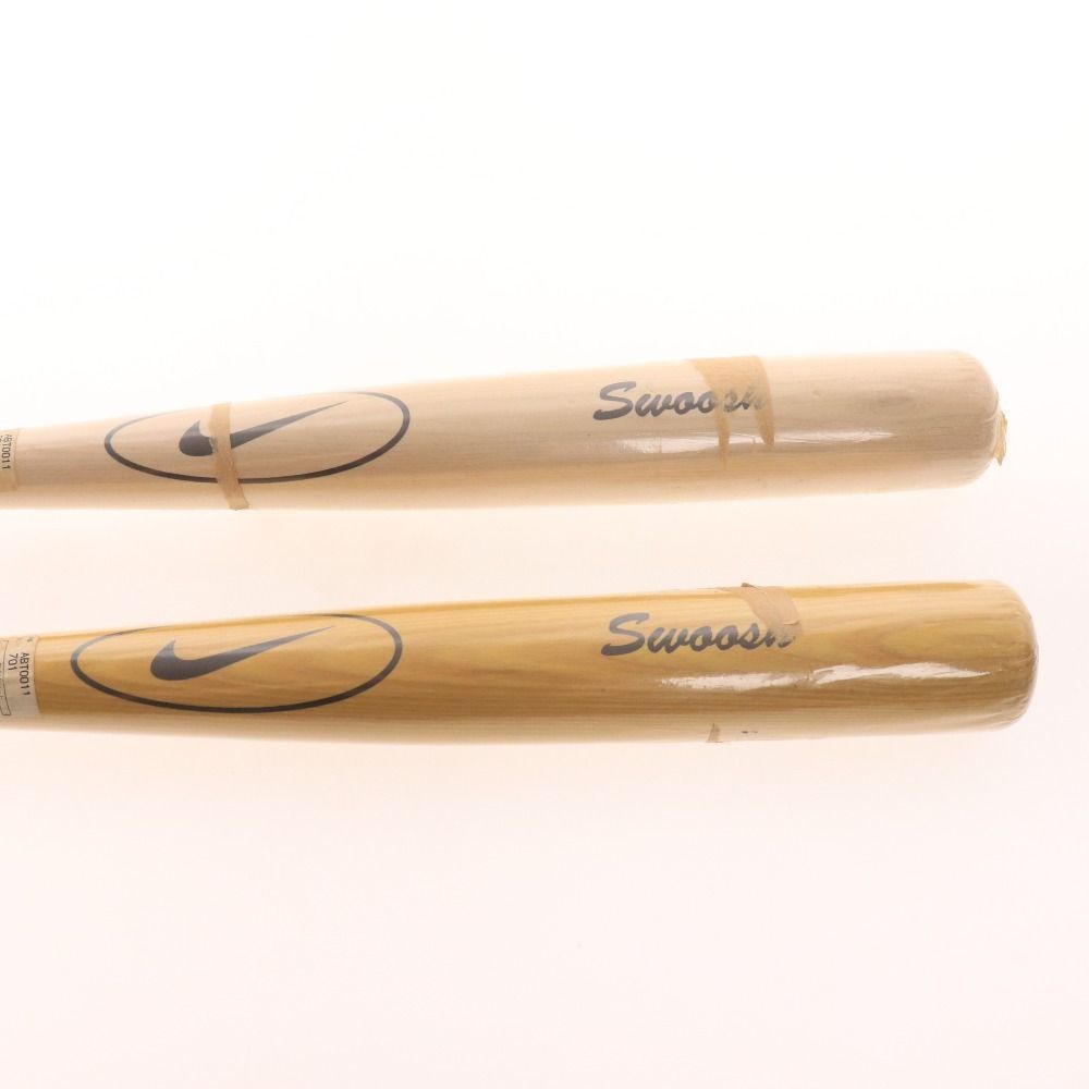 □ ナイキ 軟式木製バット 2点セット まとめ売り ABT0011 野球バット