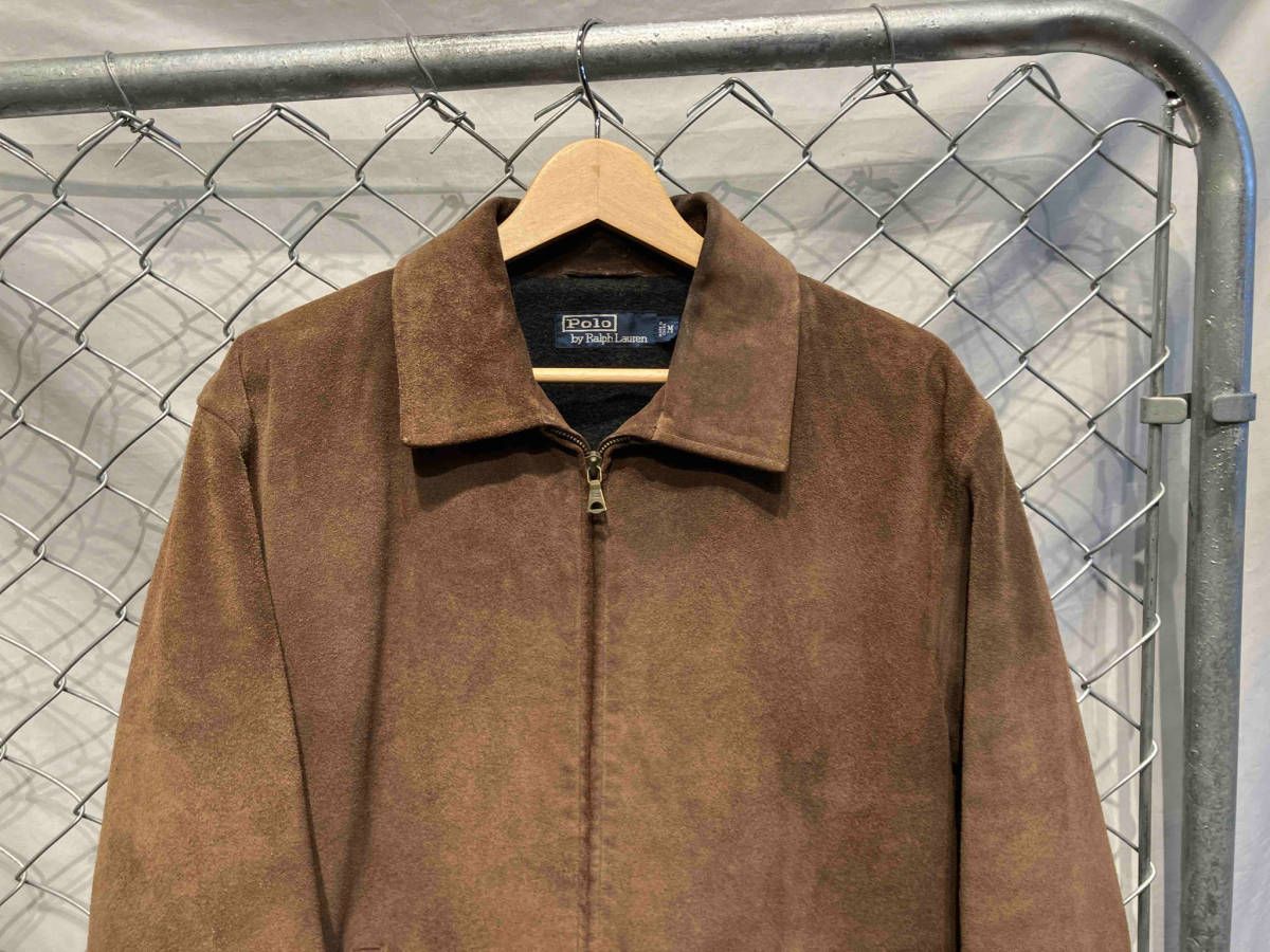POLO RALPH LAUREN スエードジャケット ブラウン レザー