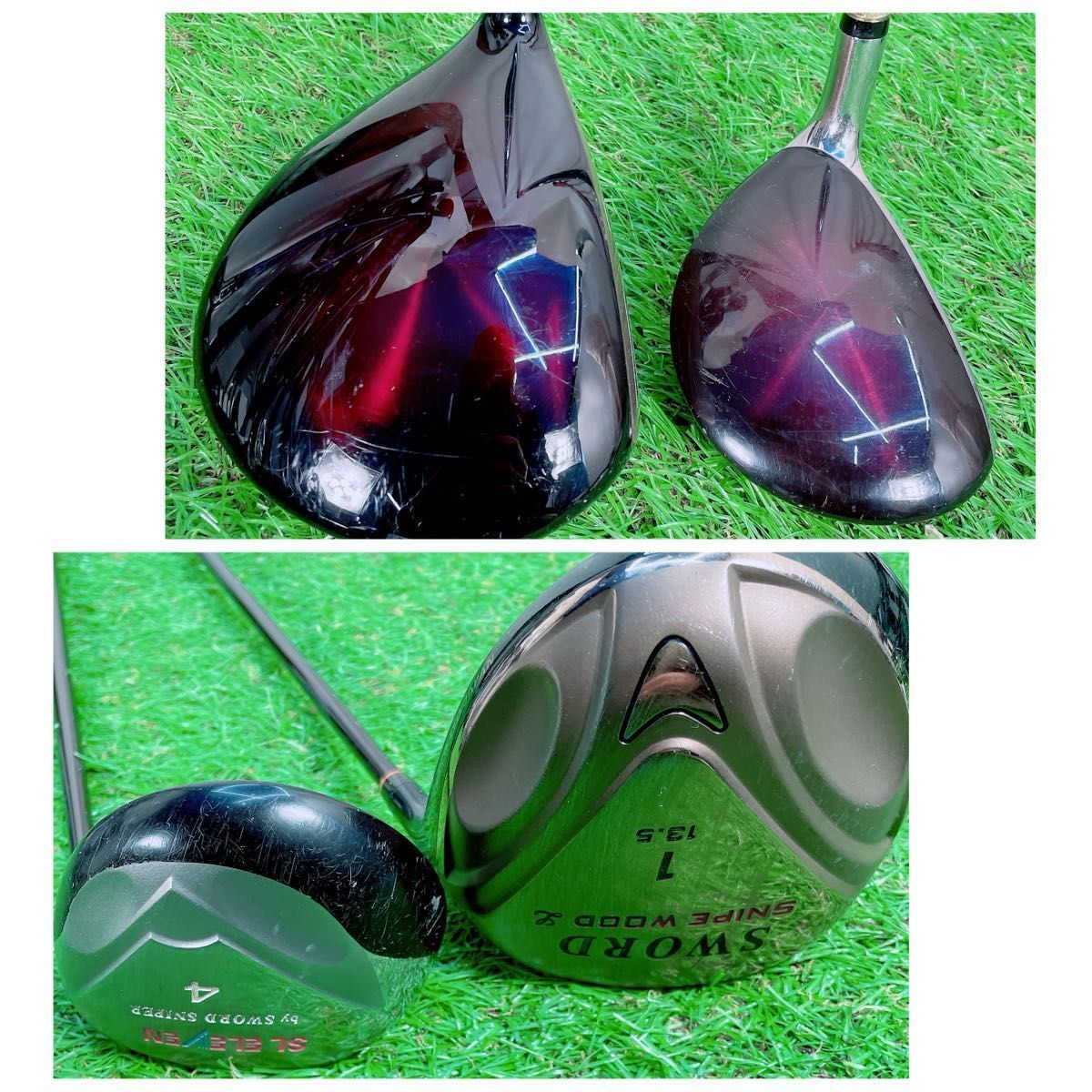 レディース　グルフクラブセット Amazon.co.jp: 製品13ピースゴルフクラブ、左利きのレディース