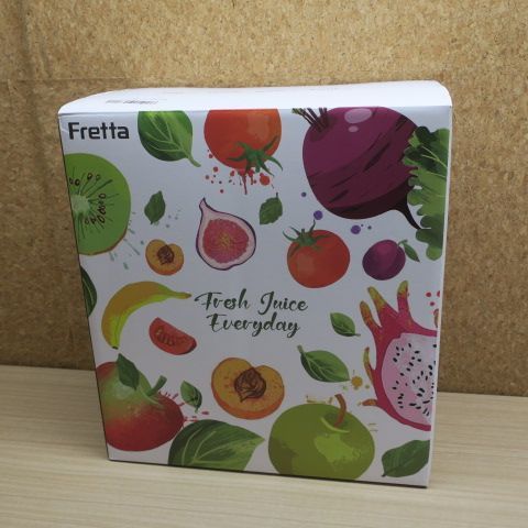 Fretta ジューサー 10.8cm広い投入口 販売済み 1L大容量 スロー