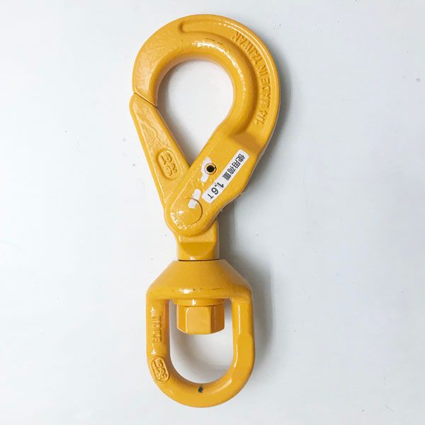 LIFTEC|リフテック YE-7|8 スイベルフック 荷重1.6t 線径7.1mm フック スイベル付 ●98995