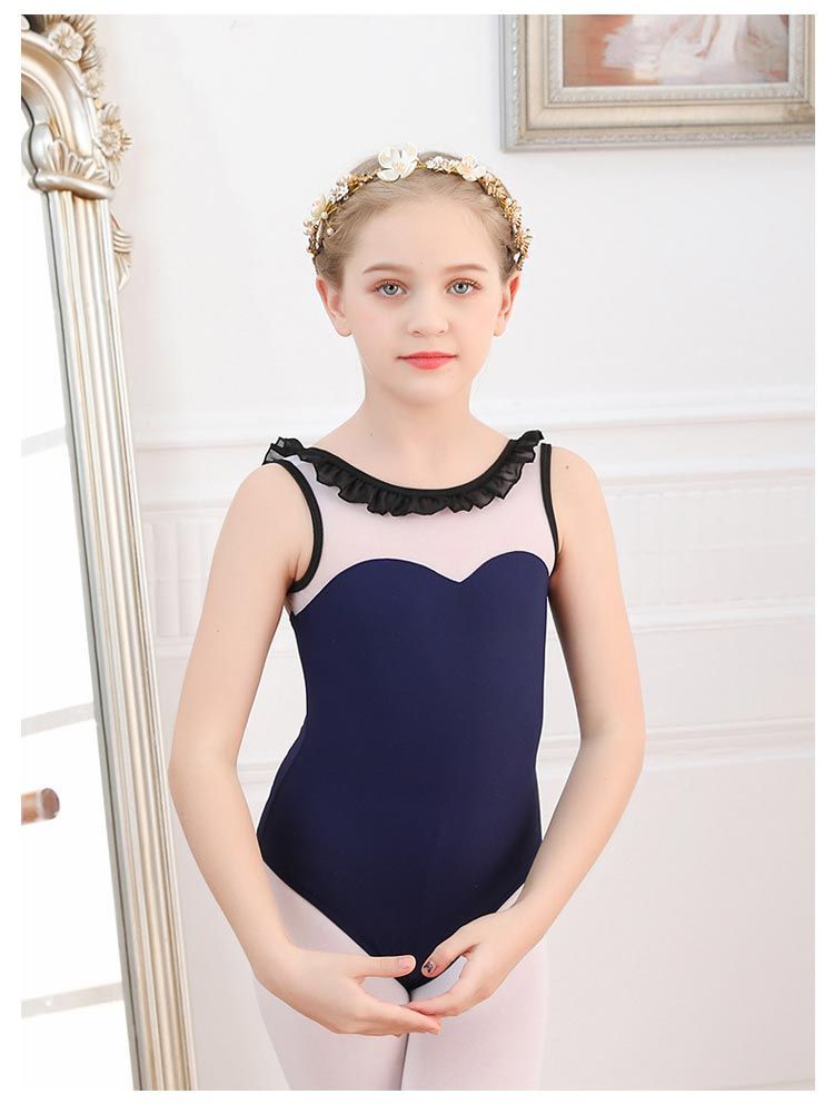 バレエ レオタード キッズ 子供 スカートなし レース バレエ