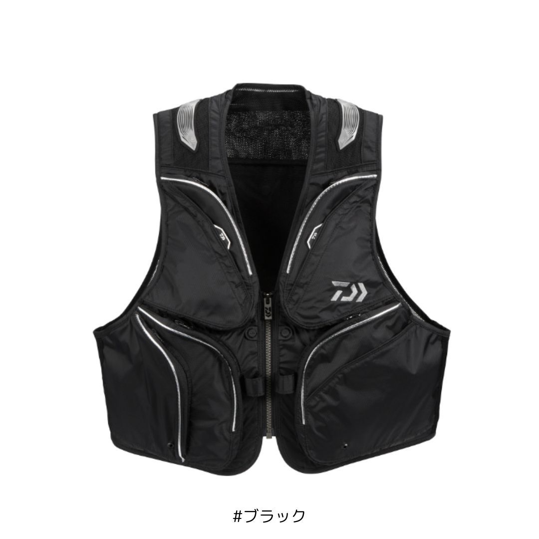 DV-3025 ショートフィッシングベスト #ブラック #Mサイズ DAIWA