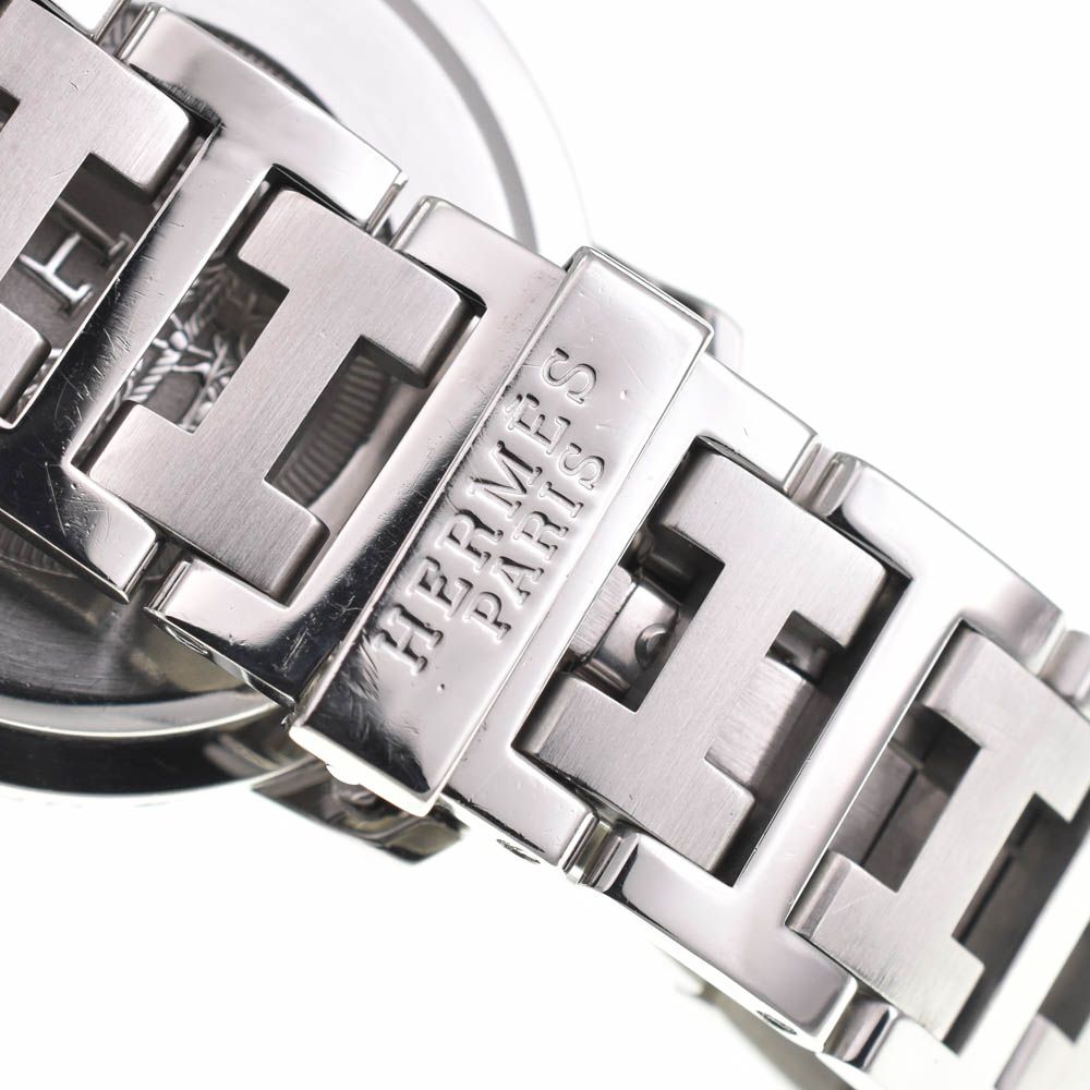 エルメス HERMES CL6.710 クリッパー デイト クォーツ メンズ