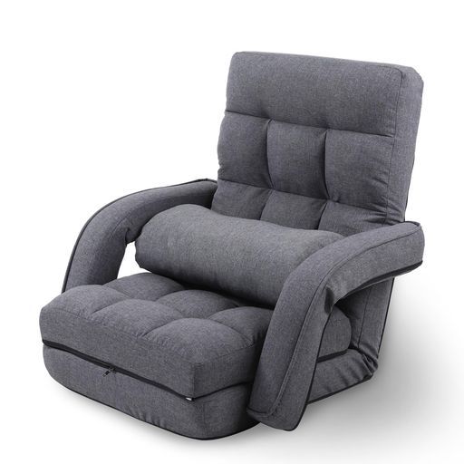 座椅子 リクライニング ハイバック 肘掛け付き コンパクト 折りたたみ式 座椅子 リクライニング ハイバック 肘掛け付き コンパクト