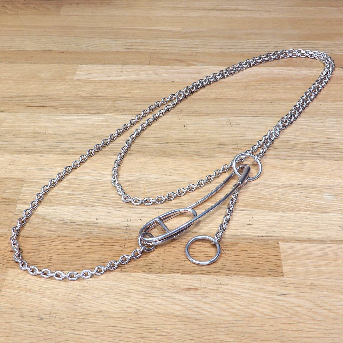 ❝極美品❞ エルメス シェーヌダンクル パンク ネックレス シルバーSV925 HERMES 【新品同様】エルメス シェーヌダンクル パンク