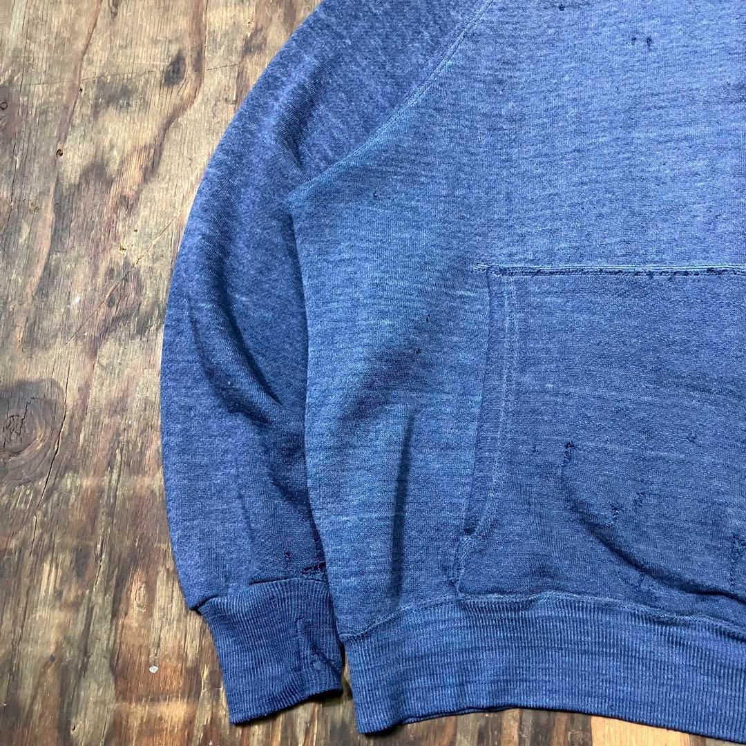Healthknit ヘルスニット USA製 ミシガン大学 ナス紺 プルオーバー