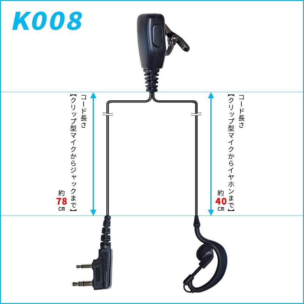 対応耳掛けイヤホン セット